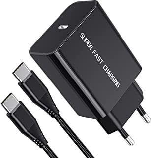 25W Caricatore USB C per Samsung Galaxy S21 S20 Plus Ultra FE A52 A72 A71 5G,Note 10 20,S10 A70 A80 A90,Xiaomi Mi 11 10T Lite Pr