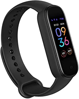 Amazfit Band 5 Smartwatch Tracker Fitness Orologio Sport Smartband con Alexa Integrato Impermeabile 5 ATM di 15 Giorni, Contapassi, Monitoraggio Frequ
