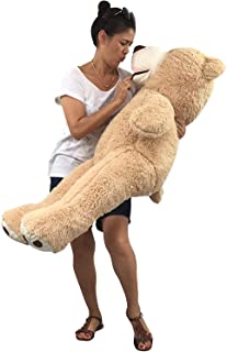 Banabear Orsacchiotto XXL Gigante 130 cm Orso de Peluche Teddy Bear Peluche Morbida, Perfetto per Compleanno, Natale, Giocattolo