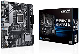 ASUS Prime B560M-K - Scheda madre Micro ATX, Intel B560 LGA 1200 con VRM a 8 fasi, PCIe 4.0, due slot M.2, 1 GB Ethernet, HDMI, D-Sub, USB 3.2 Gen, 1