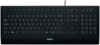 Logitech K280e Tastiera Cablata Business per Windows/Linux, USB, Tasti ?Silenziosi, ?PC/Laptop, Layout Italiano ?QWERTY