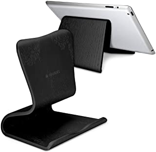 Navaris Supporto Universale per Tablet - Dock Visione Filmati in 4 Posizioni - Stand Leggio in Legno di Quercia per Lettori eBoo