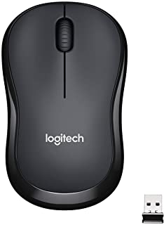 Logitech M220 SILENT Mouse Wireless, 2,4 GHz con Ricevitore USB, Tracciamento Ottico 1000 DPI, Durata Batteria di 18 Mesi, Ambid