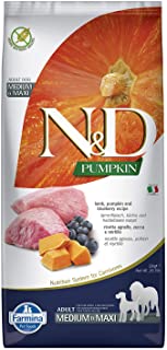 FARMINA N&D Dog Pumpkin Adult Medium/Maxi Agnello, Zucca & Mirtillo 12 kg.