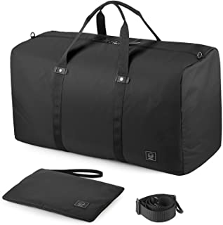 GAGAKU 80L Ultra-leggero Borsone da Viaggio Pieghevole Borsoni Viaggio per  Aereo Cabina Impermeabile Nylon XXL - Nero - Prodotti Plus