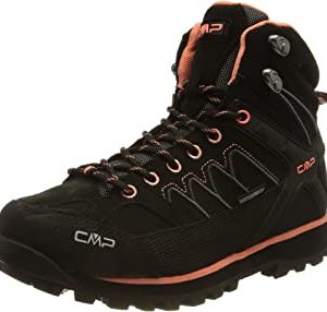 CMP Moon Mid Wmn-Scarpe da Trekking WP, Shoe Unisex-Adulto, Schwarz, 39 EU