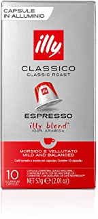 Caffè illy Tostato CLASSICO in Capsule Compatibili Nespresso® - Arabica 100% - 10 confezioni da 10 capsule (100 capsule)
