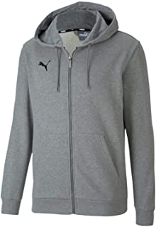 Puma Teamgoal 23 Casuals Hooded Jacket, Giacca con Cappuccio Uomo, Medium Gray Heather, S