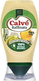 Calvé Maionese Raffinata in Confezione Top Down da 225 ml, con Olio Extravergine di Oliva