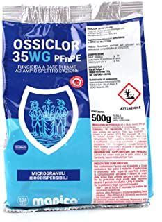 Manica Fungicida Biologico a Base di Ossicloruro di Rame Ossiclor 35WG PFnPE