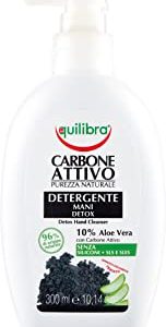 Equilibra Carbone Attivo Detergente Mani Detox, 300 ml