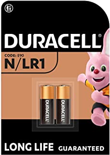 Duracell - N, Batteria Specialistica Sicurezza, 1.5V, confezione da 2, MN9100/E90/LR1 progettate per l'uso in torce elettriche, calcolatrici e luci pe