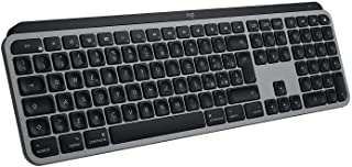 Logitech MX Keys Tastiera Wireless Illuminata Avanzata Per Mac, Layout Italiano QWERTY, Grigio (Space Grey)