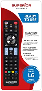 Superior LG Replacement - Telecomando di ricambio universale compatibile con tutti i TV e SMART TV di marca LG - Pronto all&#x27