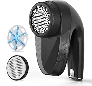 BRriver Lint Shaver, Premium 10000R / MIN Levapelucchi Rasoio Elimina Pelucchi Potente ed Efficace, con Alimentatore Funziona a Batteria e facile da i