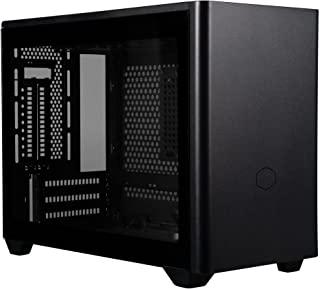 Cooler Master MasterBox NR200P Mini Computer Case ITX - Pannello Laterale in Vetro Temperato, Opzioni Superiori di Raffreddamento, Display GPU Vertica