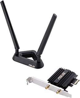 ASUS PCE-AX58BT Adattatore Wi-Fi 6 AX3000, Dual-Band, Bluetooth 5.0, OFDMA