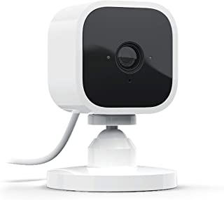 Blink Mini - Videocamera di sicurezza intelligente per interni, plug-in, compatta, con video in HD a 1080p, rilevazione di movim