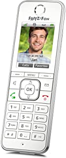 AVM FRITZ!Fon C6, Telefono Cordless DECT (display a colori di alta qualità, telefonia HD, servizi Internet, ottimizzato per il