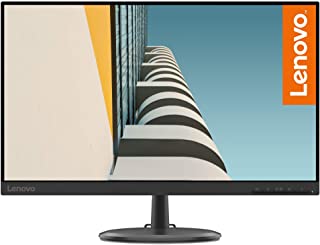 Lenovo C24-25 - Monitor 23,8" FullHD (1920x1080 pixel, 16: 9, 75Hz, 4ms, 1000: 1, porte VGA + HDMI, 3 lati, senza bordi) Colore Nero