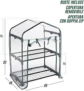 Serra 2 piani Copertura removibile In PVC.