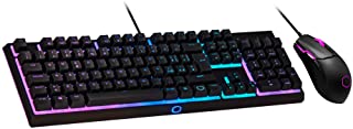 Cooler Master MS110 Tastiera e Mouse RGB Gaming Combo - Interruttori Mem-Ccanici Lineari, Anti-Ghosting a 26 tasti, Controllo In