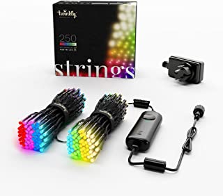 Twinkly - TWS250SPP Special Edition Stringa 250 Luci LED RGB+Bianco - Luci di Natale LED Regolabili da Smartphone - Cavo Nero (2