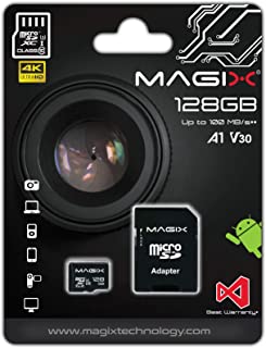 Magix Micro SD Card 4K Series Class10 V30 + SD Adapter Up To 100Mb/S (128Gb)