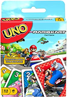 Mattel Games - UNO Versione Mario Kart, Gioco di Carte per Famiglie e Bambini 7+ Anni, GWM70