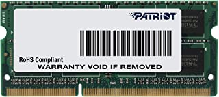 Patriot Memory Serie Signature SODIMM Low Voltage Memoria singola DDR3 1600 MHz PC3-12800 8GB (1x8GB) C11 - PSD38G1600L2S