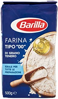 Barilla Farina di Grano Tenero 00 100% Italiano per tutte le Preparazioni, 500g