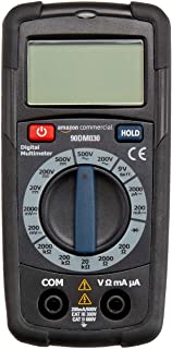AmazonCommercial - Multimetro digitale compatto tascabile, con 2.000 punti di misura, NCV, CAT II 600 V