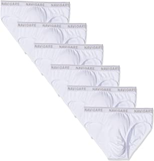 Navigare 574/E Slip, Bianco, XX-Large (Taglia produttore:7), Pacco da 6, Uomo