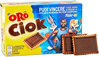 Oro Ciok Biscotto con Tavoletta di Cioccolato al Latte - Confezione da 250g