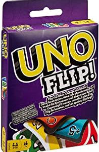 Mattel Games - UNO Flip, Gioco di Carte per Famiglie e Bambini 7+Anni, GDR44