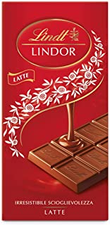Lindt Lindor Tavoletta di Cioccolato al Latte, 100g