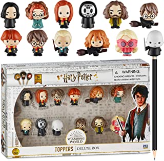 Harry Potter Set 5 Topper per Matite, Decori Feste-Party, Giochi Bambini, Regali, Collezioni con Personaggi Action Figure di PMI