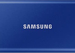 Samsung Memorie T7 MU-PC1T0H SSD Esterno Portatile da 1 TB, USB 3.2 Gen 2, 10 Gbps, Tipo-C, Blu