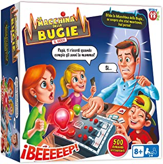 PLAY FUN BY IMC TOYS Truth Detector  Macchina delle Bugie in Italiano -  Gioco da Tavolo per Bambini da 8 Anni - Prodotti Plus