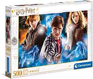 Clementoni Harry Potter-puzzle adulti 500 pezzi, Made in Italy, Multicolore, 35082