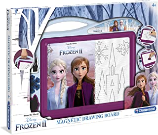 Clementoni- Frozen 2-Magnetic Drawing Board Disney Gioco Educativo, Multicolore, 15290