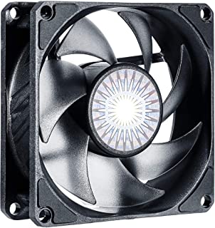 Cooler Master SickleFlow 80 Ventola per Case - 80 mm, Lame AirBalance Migliorate, 30 CFM, 2.75 mm H2O, da 6 a 25 dBA, PWM 4-Pin - Nera Non-LED