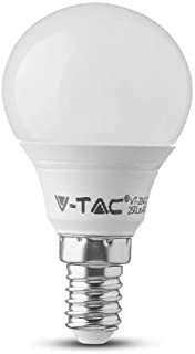 V-TAC VT-2266, Lampadina LED E14 5,5W P45 4000K (Box 6 pezzi)