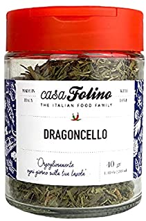 Dragoncello 30 g in vasetto di vetro Riutilizzabile e Riciclabile con Tappo Dosatore. Ideale per ogni tipo di preparazione. Made in Italy - Spezie Cas