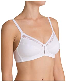 Triumph Cotton Beauty N Reggiseno Senza Ferretto, Bianco (White 03), 6D Donna