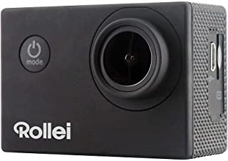 Rollei Actioncam 4S Plus Action Cam Wi-Fi con Risoluzione Video 4K, Action Camcorder Impermeabile con Molti Accessori