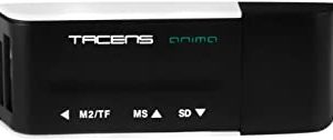 Tacens Anima ACRM1, Lettore Schede di Memoria Compatto, USB, 4 Slots, Nero