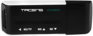 Tacens Anima ACRM1, Lettore Schede di Memoria Compatto, USB, 4 Slots, Nero