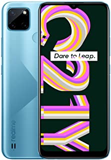 realme C21Y Smartphone, Mega batteria da 5.000 mAh, Display mini-drop da 6,5", Tripla fotocamera da 13 MP con AI, Processore UNISOC T610, Dual Sim, 4+