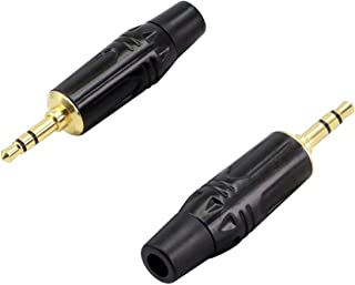 YACSEJAO Spine stereo da 3,5 mm, connettore per cavo audio fai-da-te da 1/8 "a saldare, spina per riparazione di ricambio da 3,5 mm per impieghi gravo